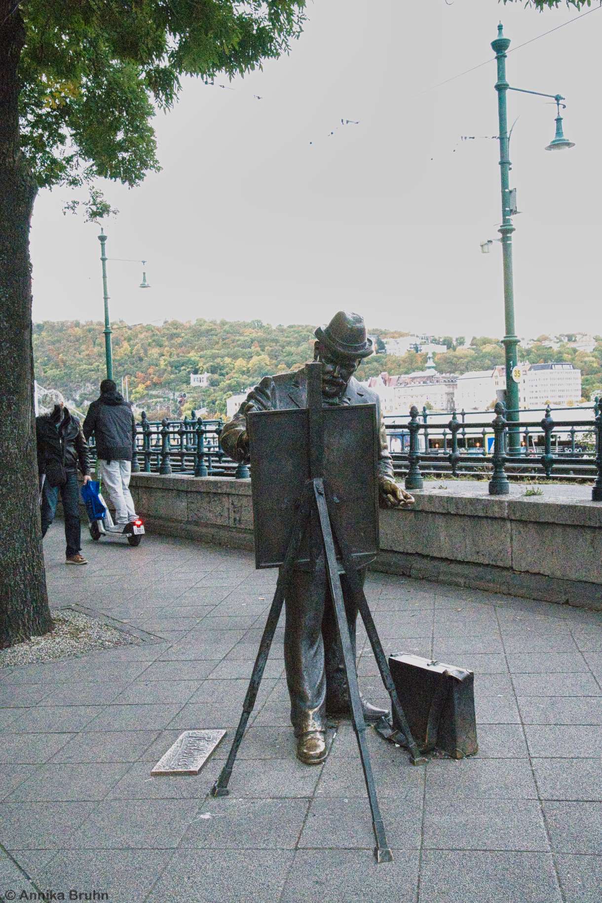 Man Painting Picture